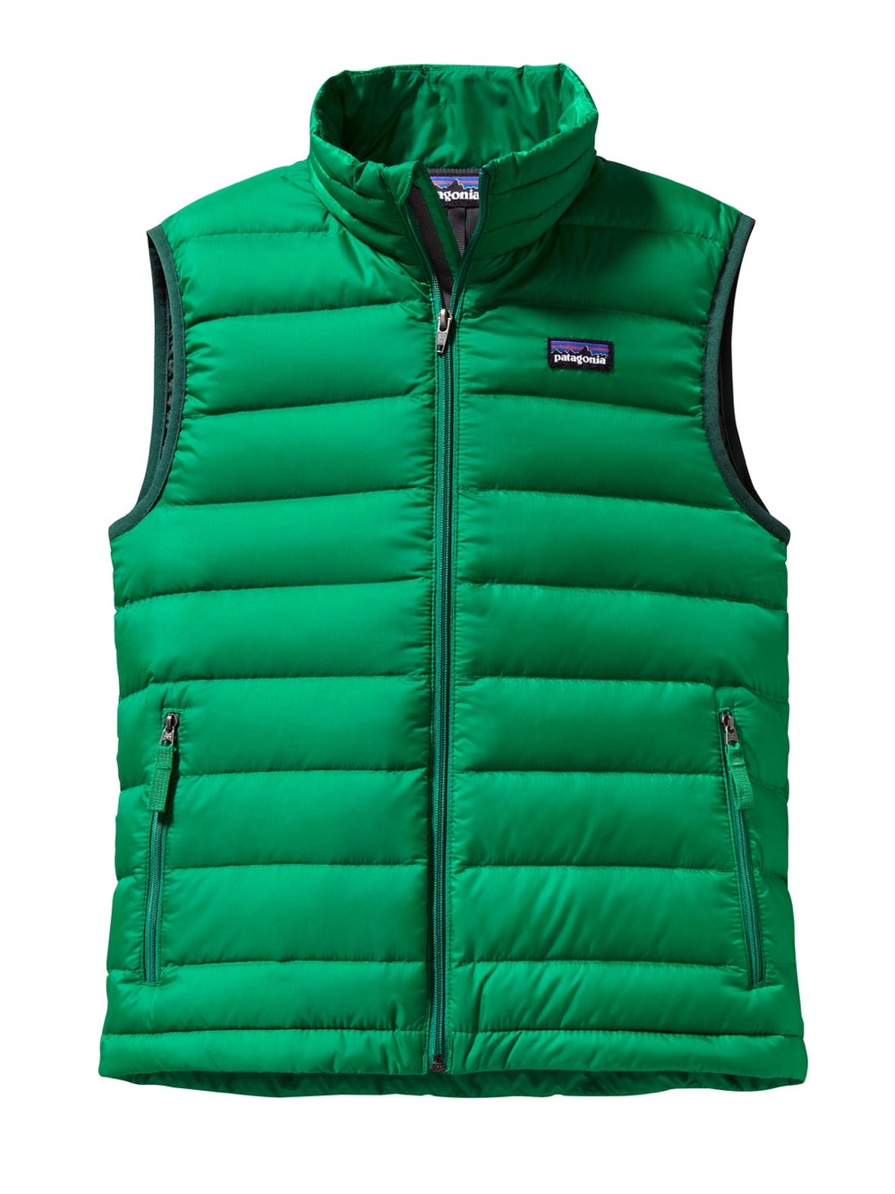 Patagonia Boys’ Down Sweater Vest Size 12 | Kelly Green | Good Used Condition